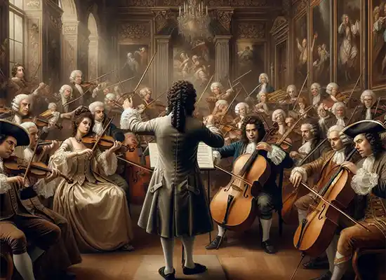 classical era music-orchestra-concert halls