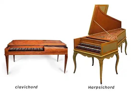 harpsichord and clavichord in baroque music era