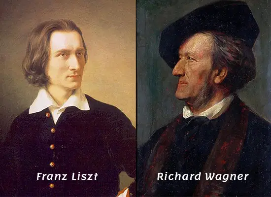 romantic composers-Franz Liszt-Richard Wagner